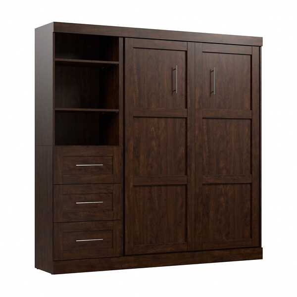 Full Wall Bed Kit, Pur, Chocolate, 84"
